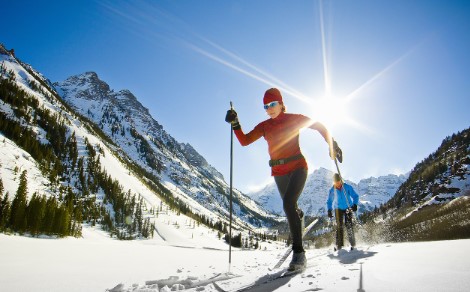 things to do in South Africa during winter - woman skiing on snow